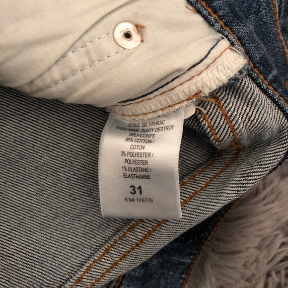 RE/DONE Originals High Rise Ankle Crop Size 31 NWT - Picture 6 of 6